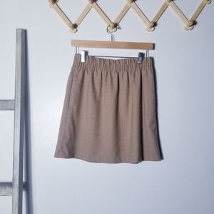 J. CREW TANNISH BROWN SKIRT SIZE 4
